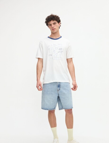 Remera Adkins Off white