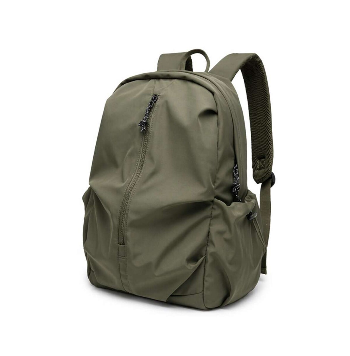 Mochila con bolsillo exterior para viaje - Verde 