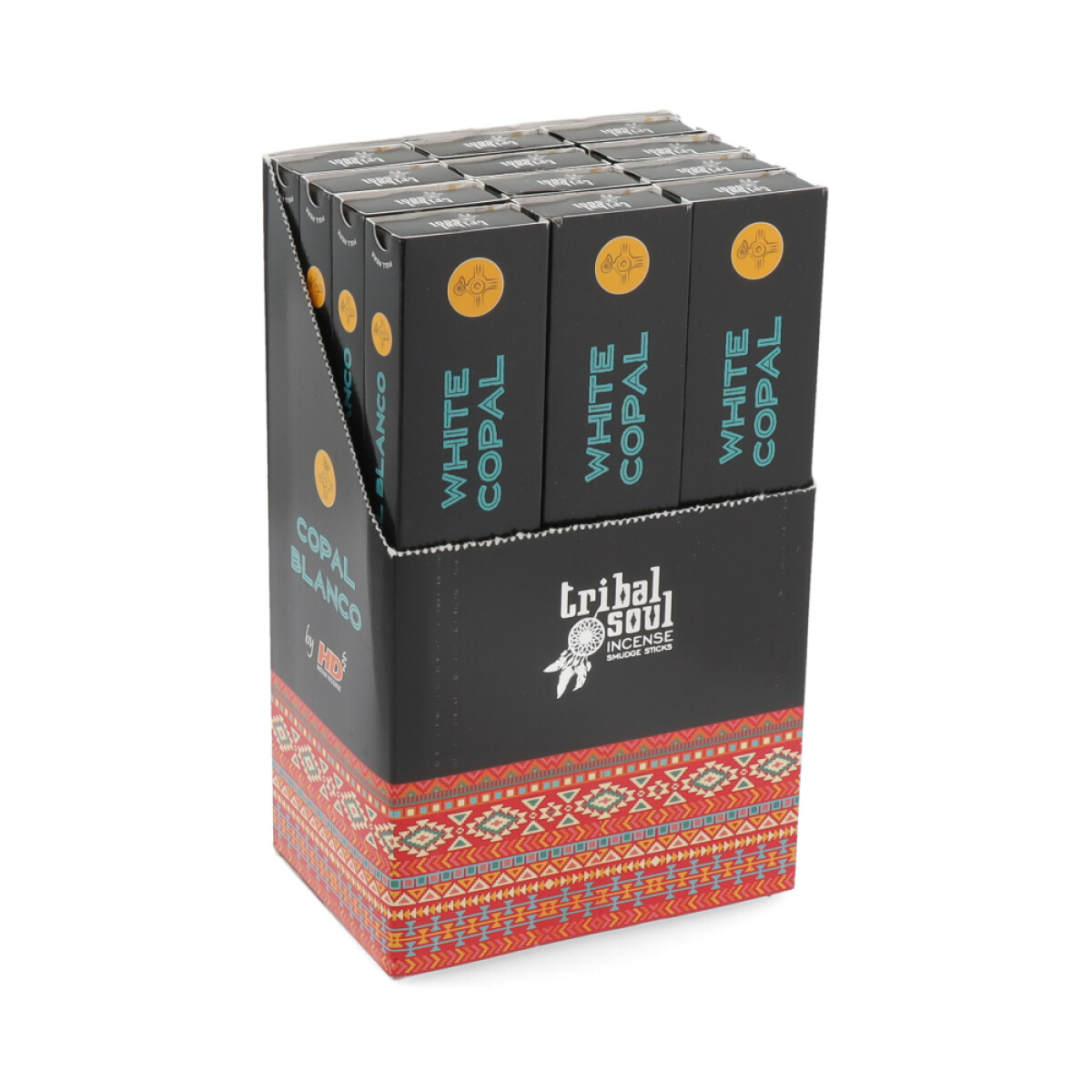 INCIENSO HARI DARSHAN TRIBAL SOUL CAJA X12 - Copal Blanco 