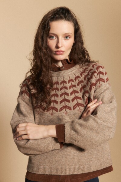 SWEATER LEOPOLD Tostado
