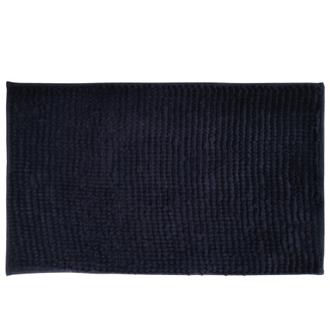 Alfombra peludita 38x58cm color negro Alfombra Peludita 38x58cm Color Negro