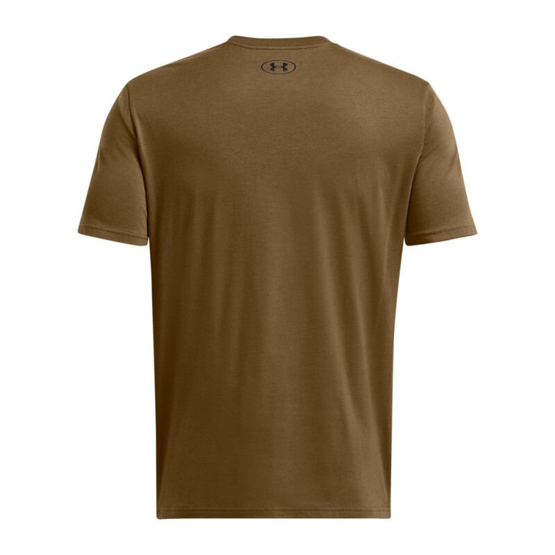 UA ABC CAMO BOXED LOGO SS-BRN BRN-498
