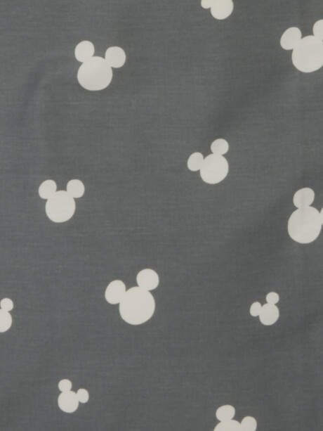 Juego funda nórdica MICKEY 155x220 gris Juego funda nórdica MICKEY 155x220 gris