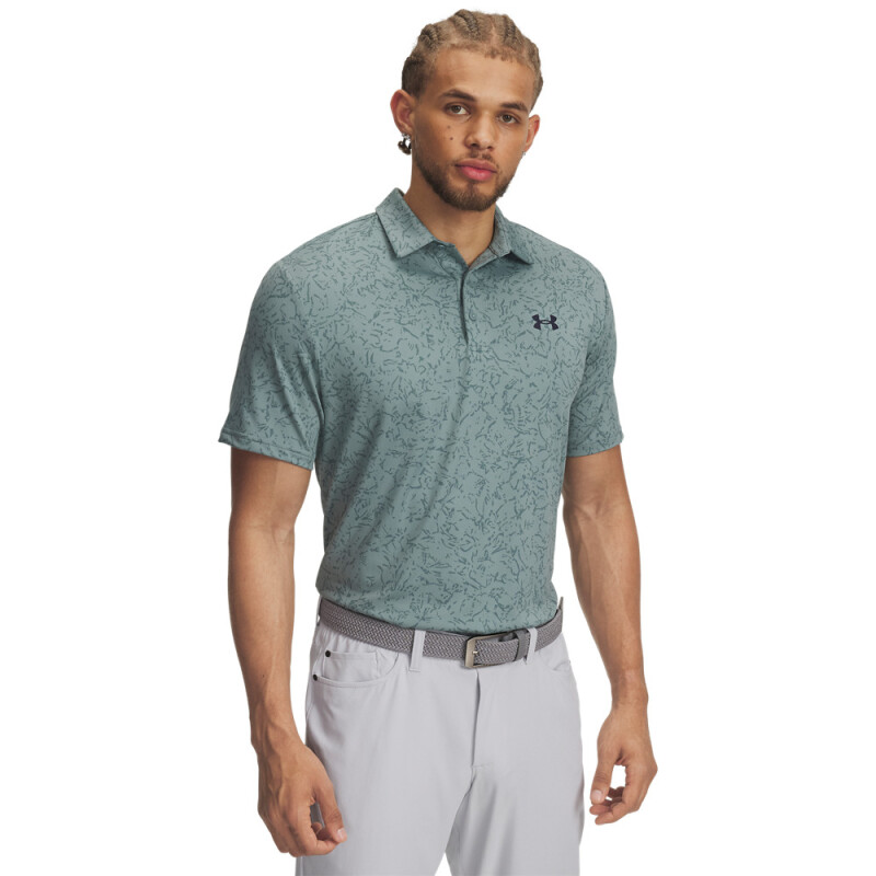 UA Playoff 3.0 Printed Polo GRN-323