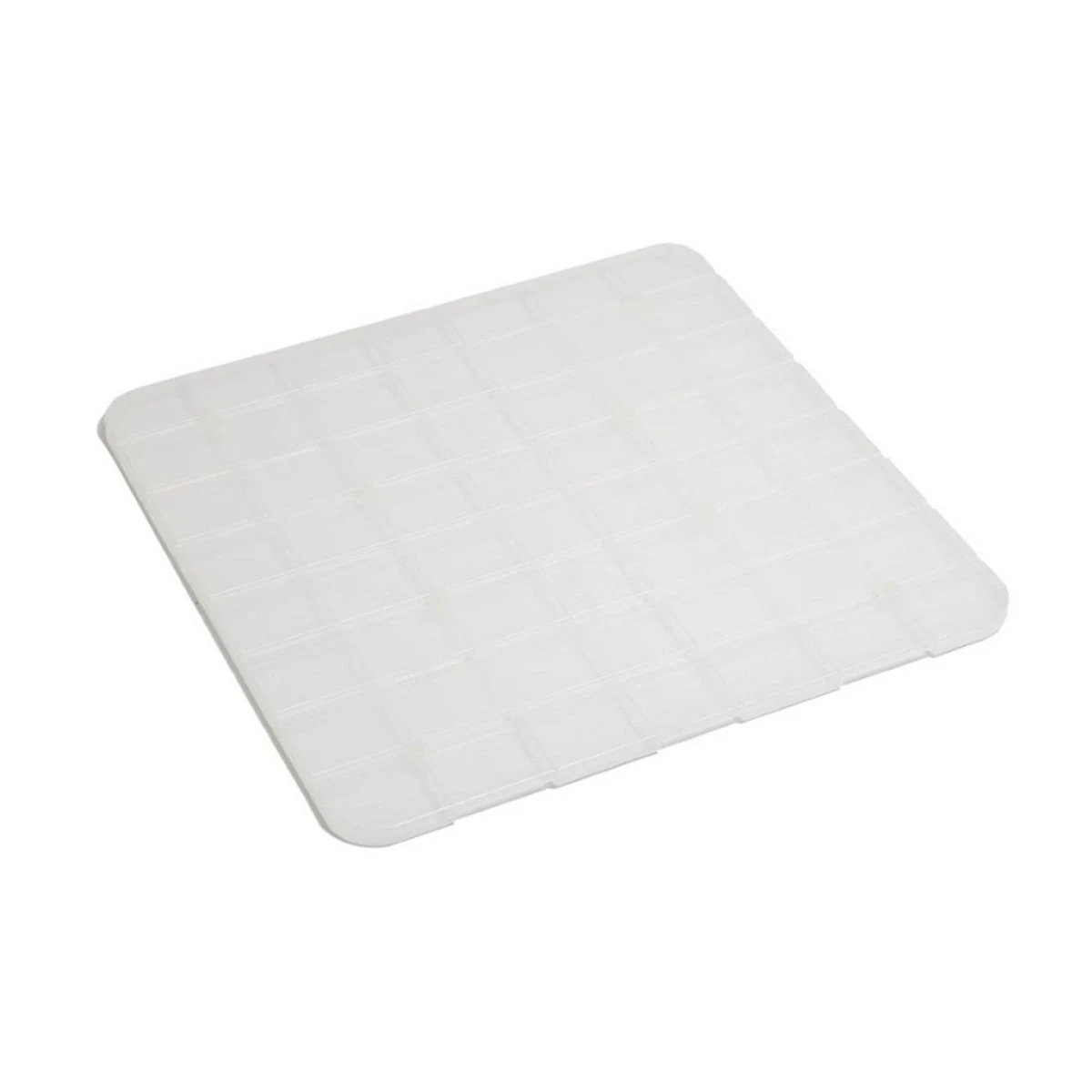 ALFOMBRA DE DUCHA PLASTICO 55x55CM BLANCO 