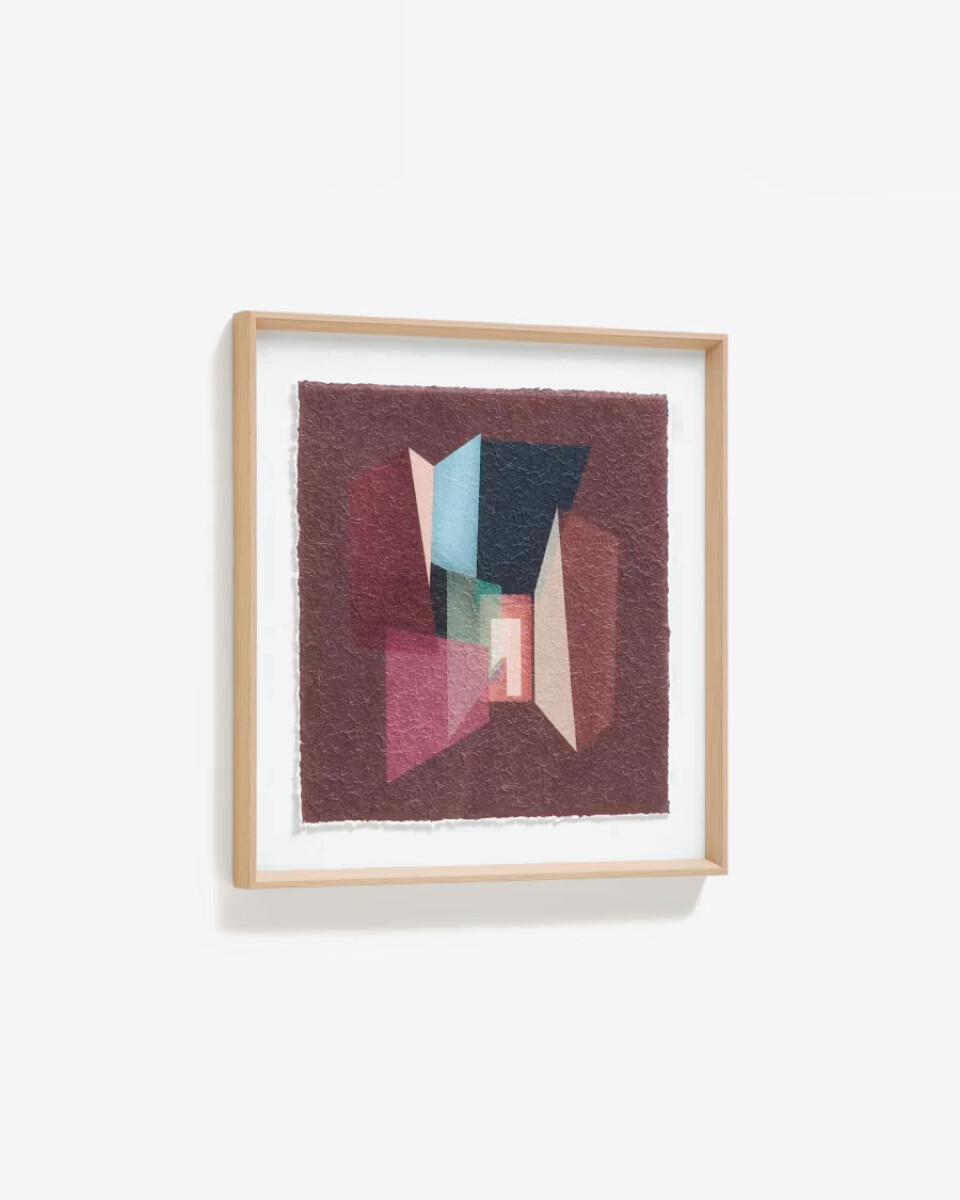 Cuadro Veluni de papel reciclado - 60 x 60 cm 