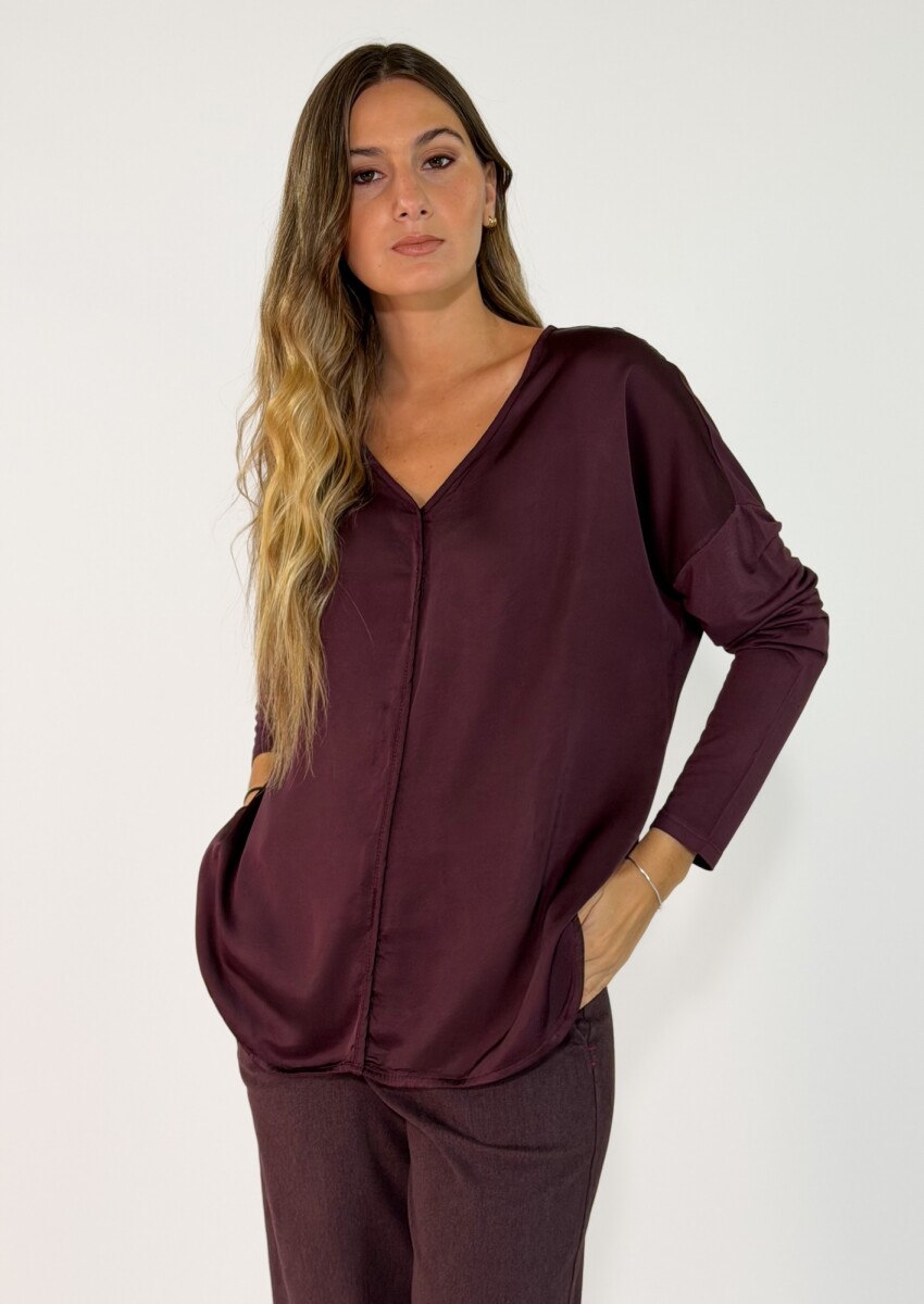 BLUSA MONTANA - BORDO 