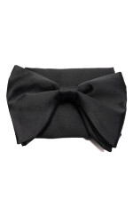 MOÑA CON PAÑUELO SATIN BLACK