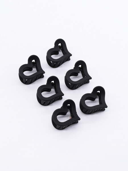 PINZAS PACK X 6 NEGRO