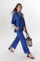 PANTALON LINO LYRIO AZUL