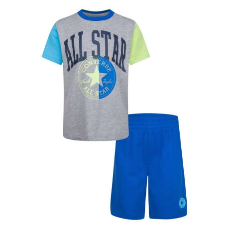 Conjunto All Star Blocked Set de Niño Azul