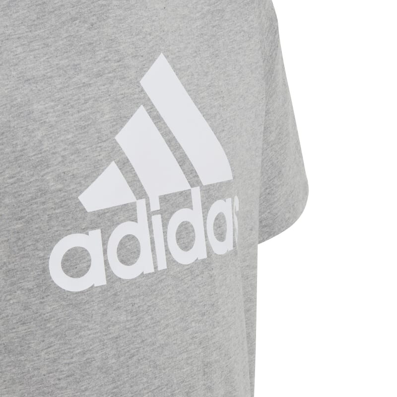 Remera Adidas de Niños - HR6379 Gris Medio-blanco