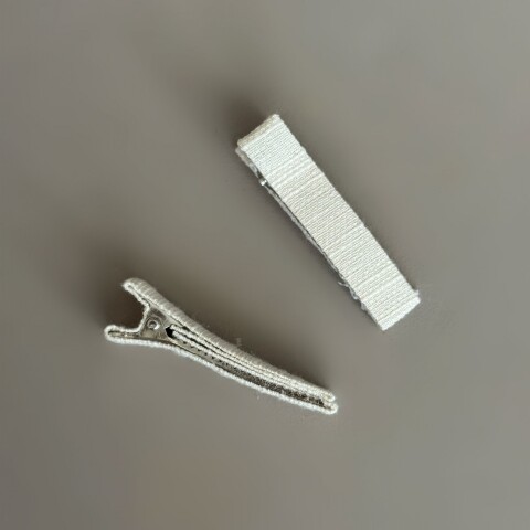 Pinza Básica Lino Crudo X 2