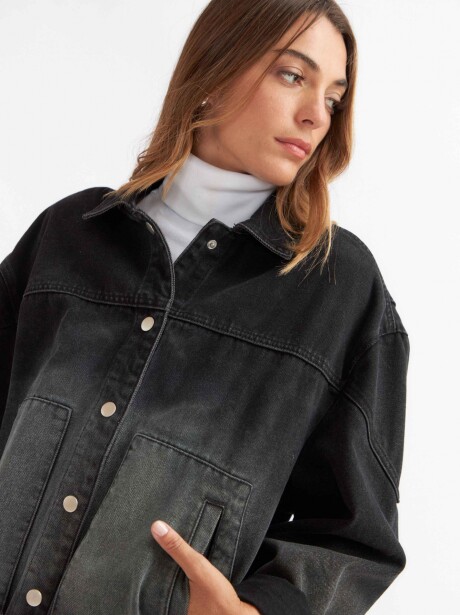 CAMPERA QUARTEIRA NEGRO