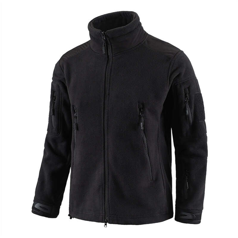 Campera Polar Táctica Negro