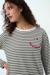 Camisón Andy Negro/Blanco