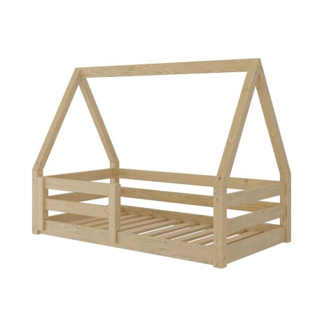 CAMA CASITA MADERA NATURAL-BEIGE FARM