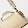 Cartera de mano Resort en cuero graneado Cotton Niquel
