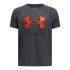 UA B TECH HYBRID PRINT SS-RED GRY-026