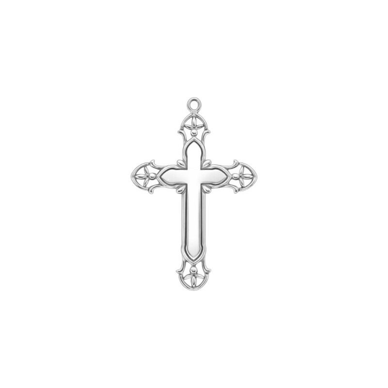 Dije cruz - Plata 925 - sin piedra - CP4685 sinpiedra