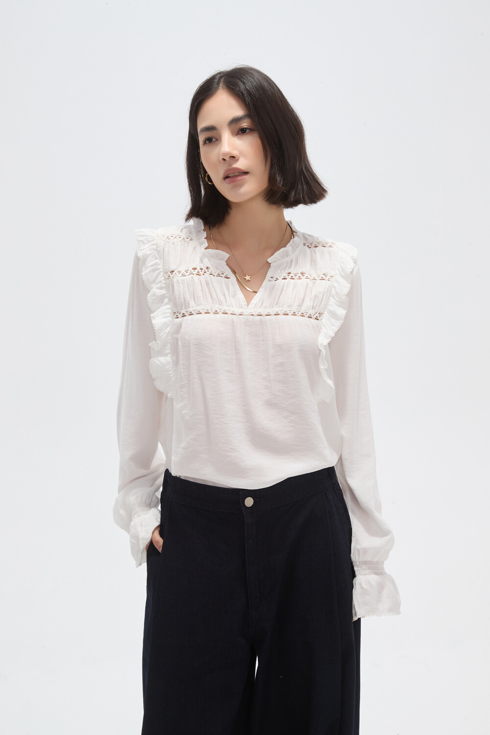 Blusa Tiren Marfil / Off White