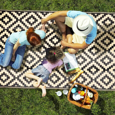 Alfombra Impermeable Patio Exterior Mosaico 150x240 M1