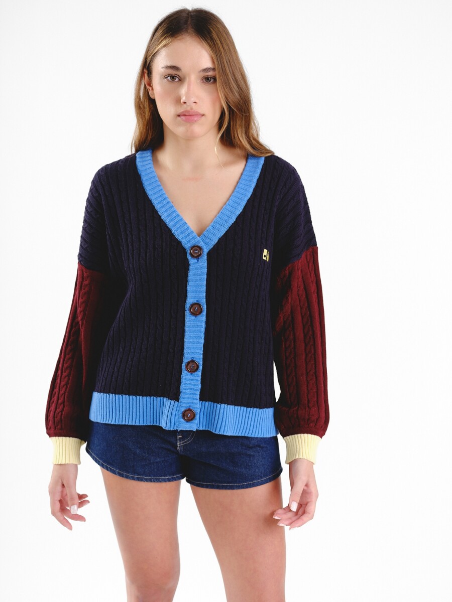 Cardigan Comodín - Azul 