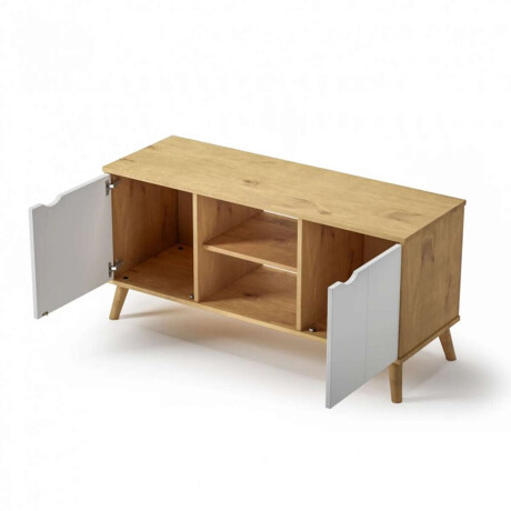 Rack para TV 2 Puertas Linea Dublin Blanco