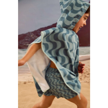 Toalla poncho kids Zigzag