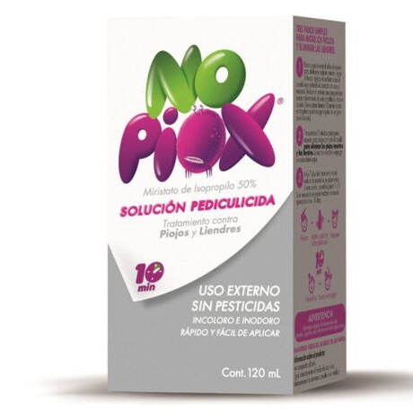 Solución Nopiox 120ml – Tratamiento Capilar / Piojos y Liendres Solución Nopiox 120ml – Tratamiento Capilar / Piojos y Liendres