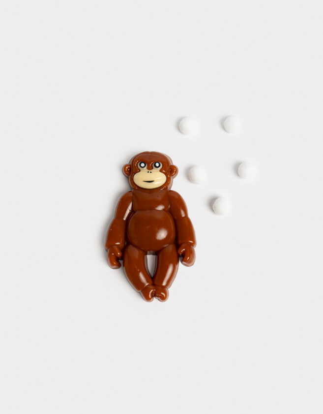 Lúdico Squishy Monito Punch - Marron Chocolate