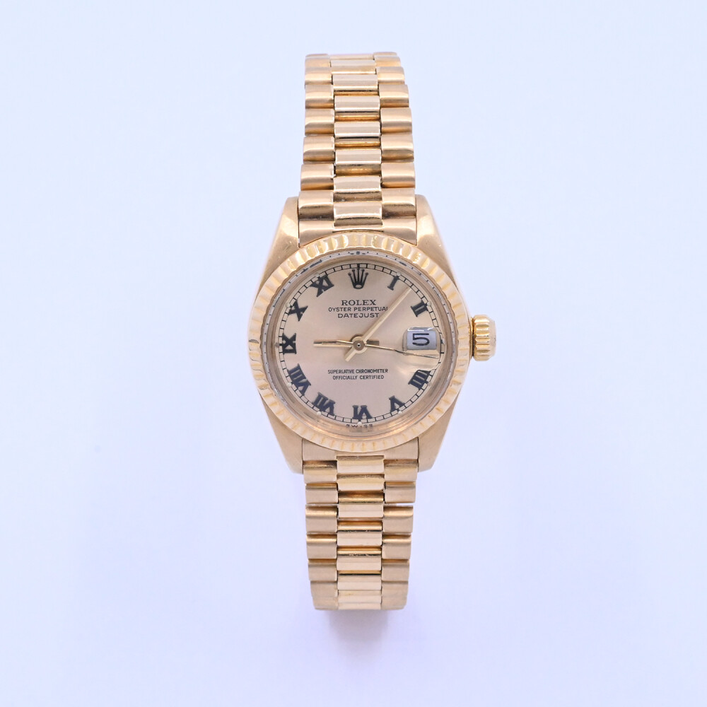 Rolex Date Just Dama oro 18K amarillo 6917 año 1978 caja 26 mm Rolex Date Just Dama oro 18K amarillo 6917 año 1978 caja 26 mm
