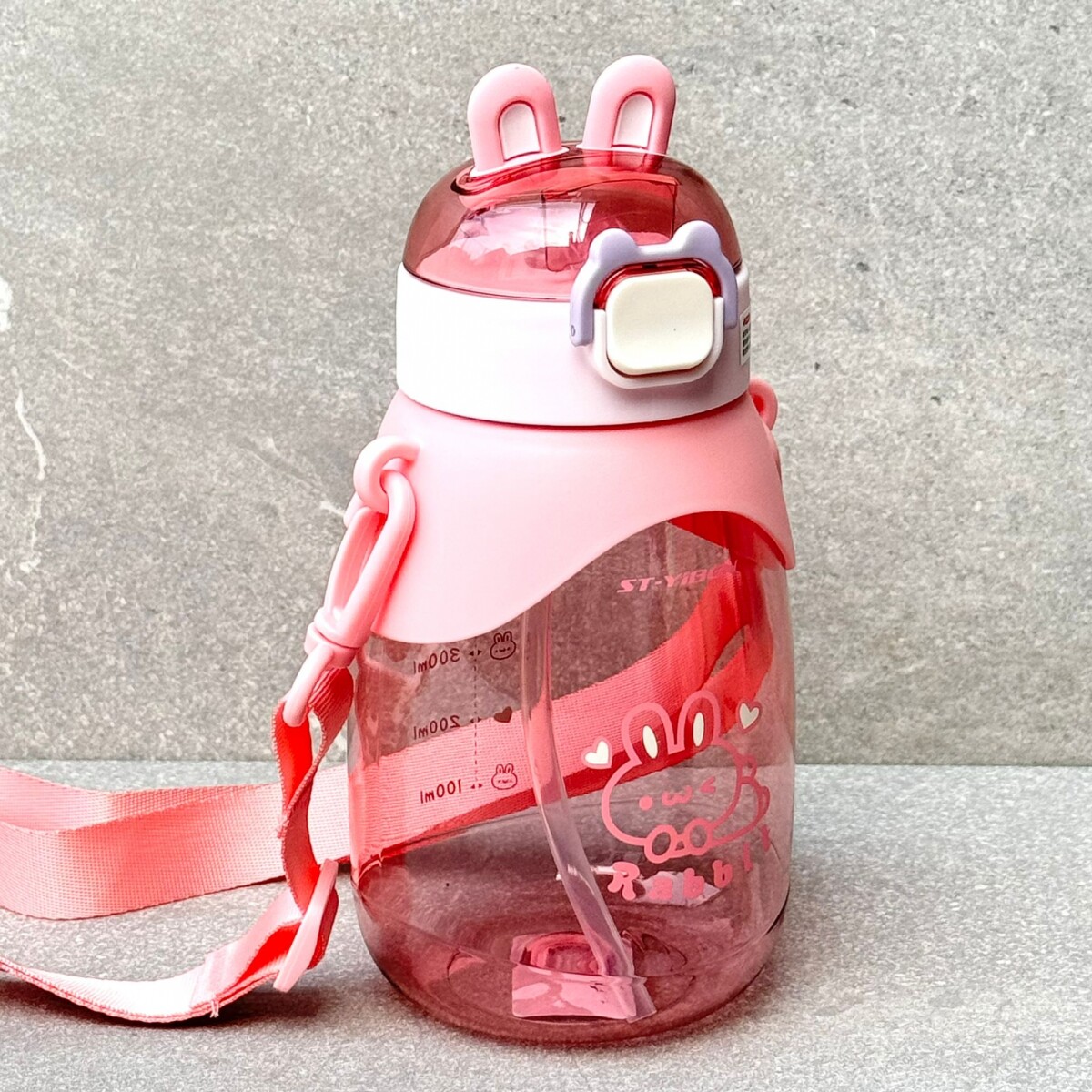 Botella Plástica Infantil Con Sorbito 600ml 