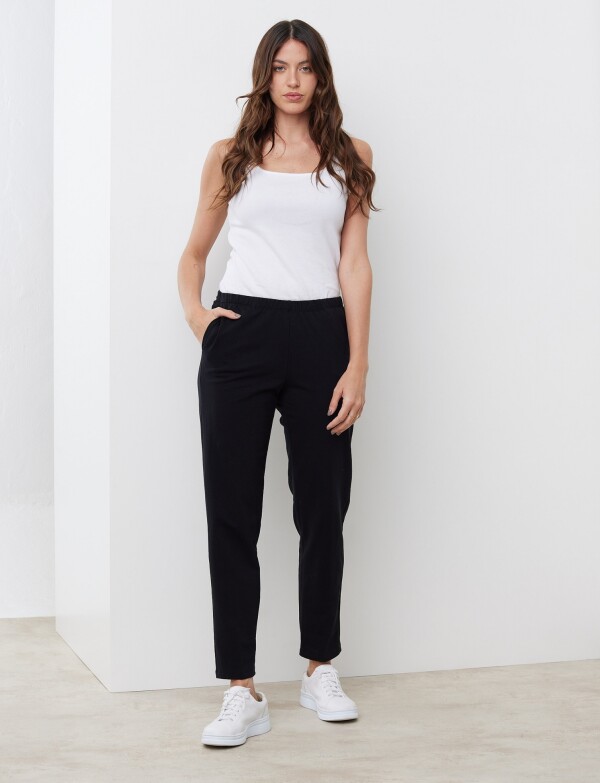 Pantalon Yoga Algodon NEGRO