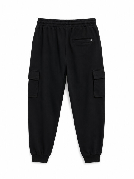 PANTALON NEW DETOR CARGO NEGRO