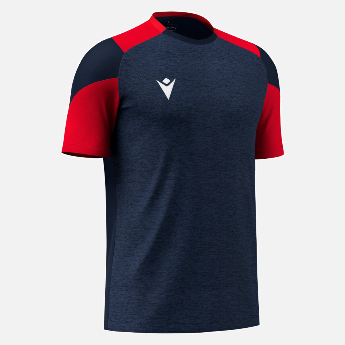 CAMISETA MACRON - MODELO GOLEM NAV/RED