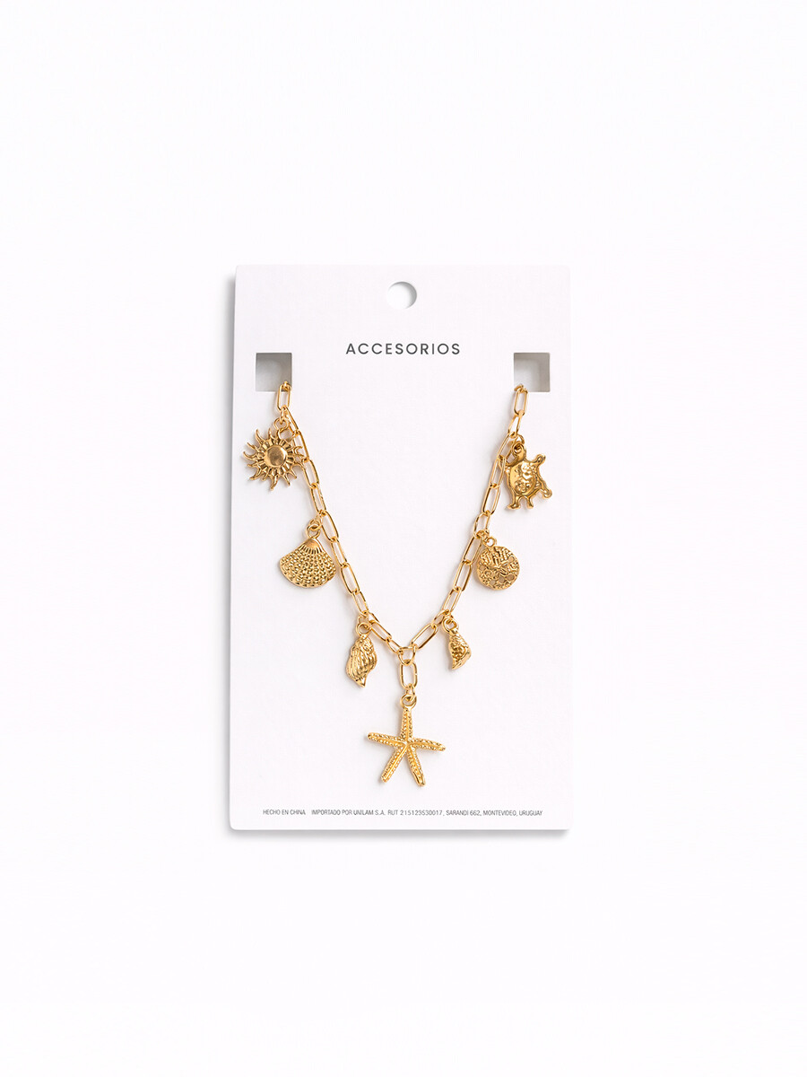 COLLAR AIRE - DORADO 