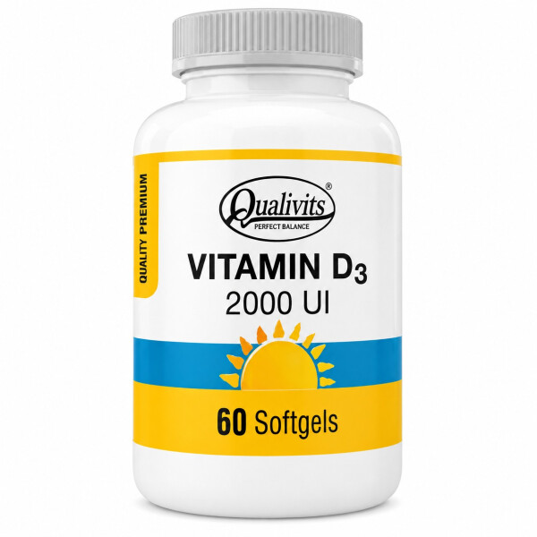 Vitamina D3 2000 UI | 60 Cápsulas - Qualivits Vitamina D3 2000 UI | 60 Cápsulas - Qualivits