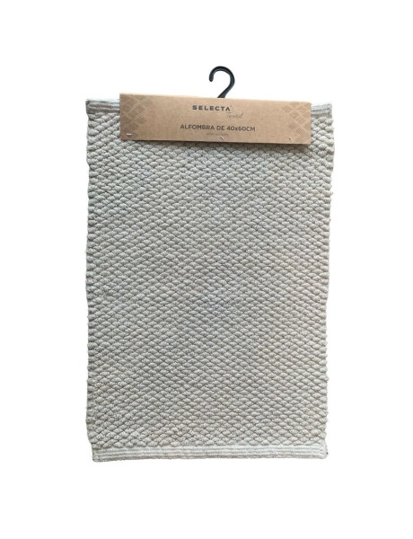 ALFOMBRA ALGODÓN 40X60CM TEXTURA CRUDO ALFOMBRA ALGODÓN 40X60CM TEXTURA CRUDO