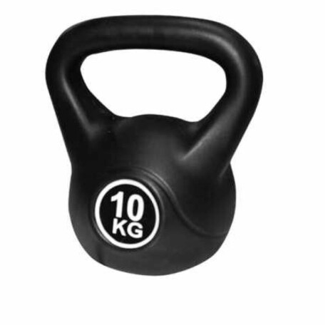 Pesa Rusa De Mano 10kg Recubierta PVC Musculación Kettlebell Pesa Rusa De Mano 10kg Recubierta Pvc Musculación Kettlebell