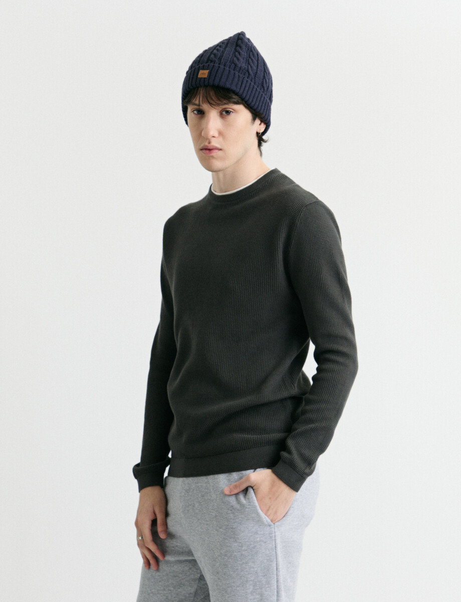 SWEATER FERAUD - Gris Oscuro 