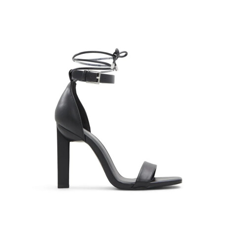 ELEEZAA SILVER METALLIC SYNTHETIC BLACK