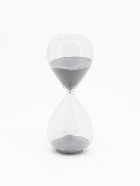 RELOJ DE ARENA 30 MINUTOS GRIS OSCURO