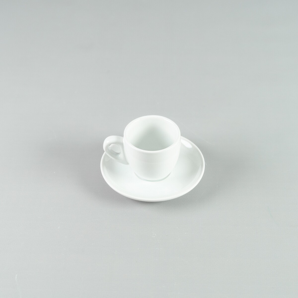 Taza de Café 90ml c/ Plato 11,5 cm Blanco Choosing 