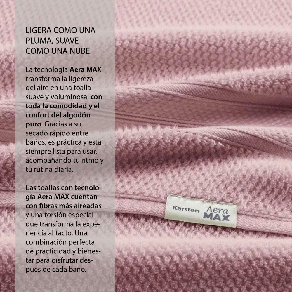 Toalla De Baño 80 x 150 Nuvia 100% Algodón - Karsten Rosa
