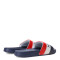 Sandalia de Hombre Nacional Azul - Blanco - Rojo