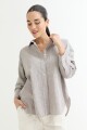 Camisa lisa rustica GRIS