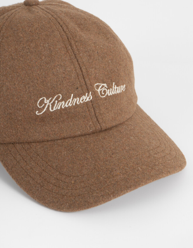 Caps Gorra Marrón Bordada - Marron Medio