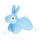 Saltarin Hoppi Bunny Quut Blue