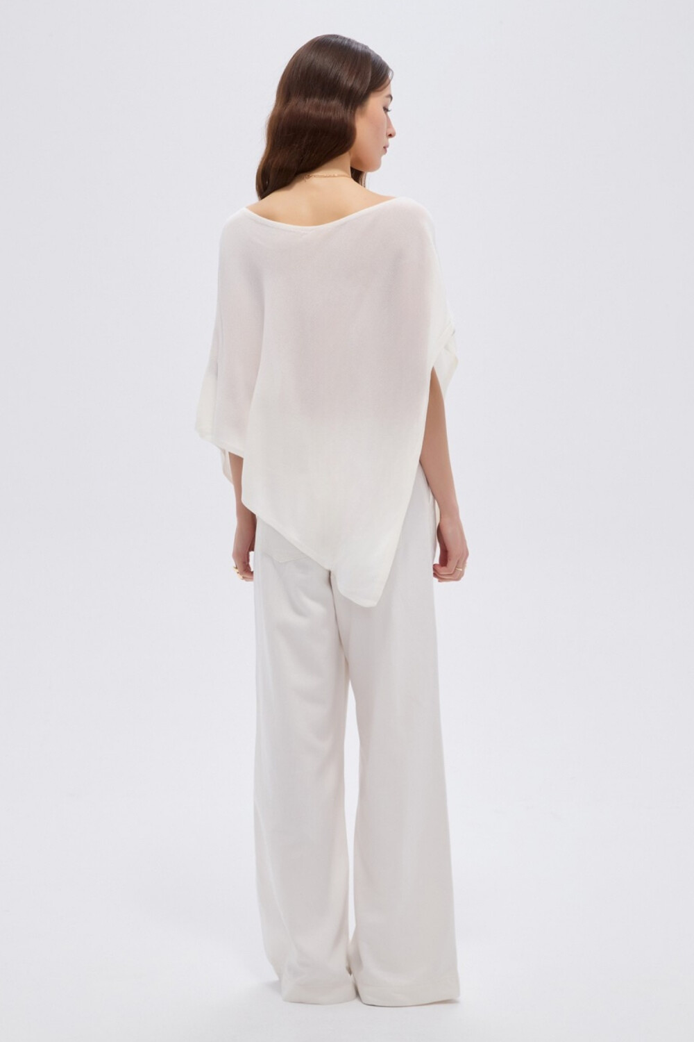 Poncho Frial Marfil / Off White